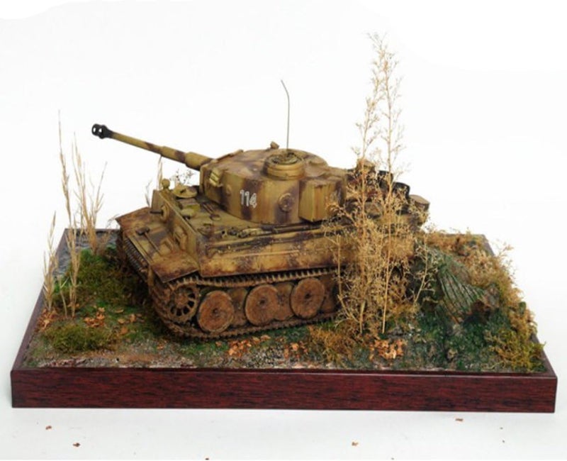 klarako1/35 Scale Wooden Tray Base for Sand Armor Scene Meadow Landscaping klarakoWood, 30x20cm - Image 5