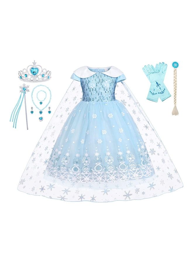 نيبمينينت 9-Piece Princess Cosplay Costume And Accessory Set 120cm - Image 1