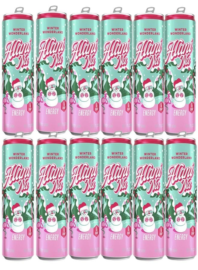 Alani Winter Wonderland Sugar Free, Low Calorie Energy Drinks - 12 fl oz Can - 12 Pack - Image 1