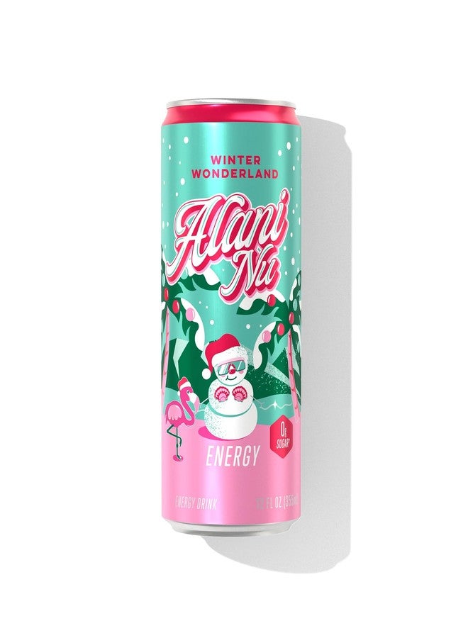 Alani Winter Wonderland Sugar Free, Low Calorie Energy Drinks - 12 fl oz Can - 12 Pack - Image 2