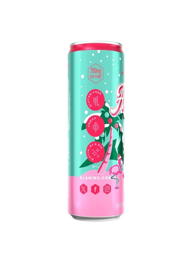 Alani Winter Wonderland Sugar Free, Low Calorie Energy Drinks - 12 fl oz Can - 12 Pack - Image 3