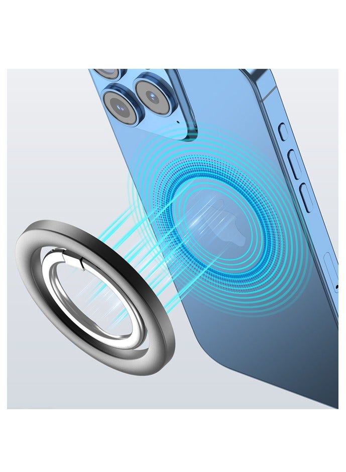 Magnetic Phone Ring Holder,Magnetic Cell Phone Grip Stylish Twinkle Ring Holder Stand（White） - Image 2