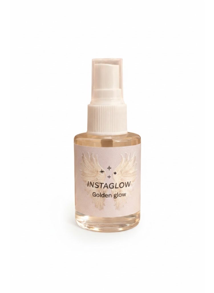 INSTAGLOW Golden Glow Perfumed Body mist – Olympea Inspired Scent | 30ml Mini body mist - Image 1