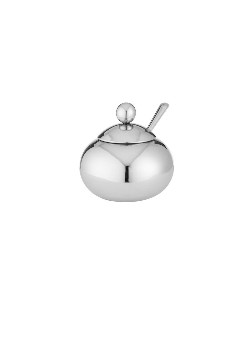 Dania Stainless steel sugar bowl with a spoon made of high-quality, rust-resistant steel - Image 2