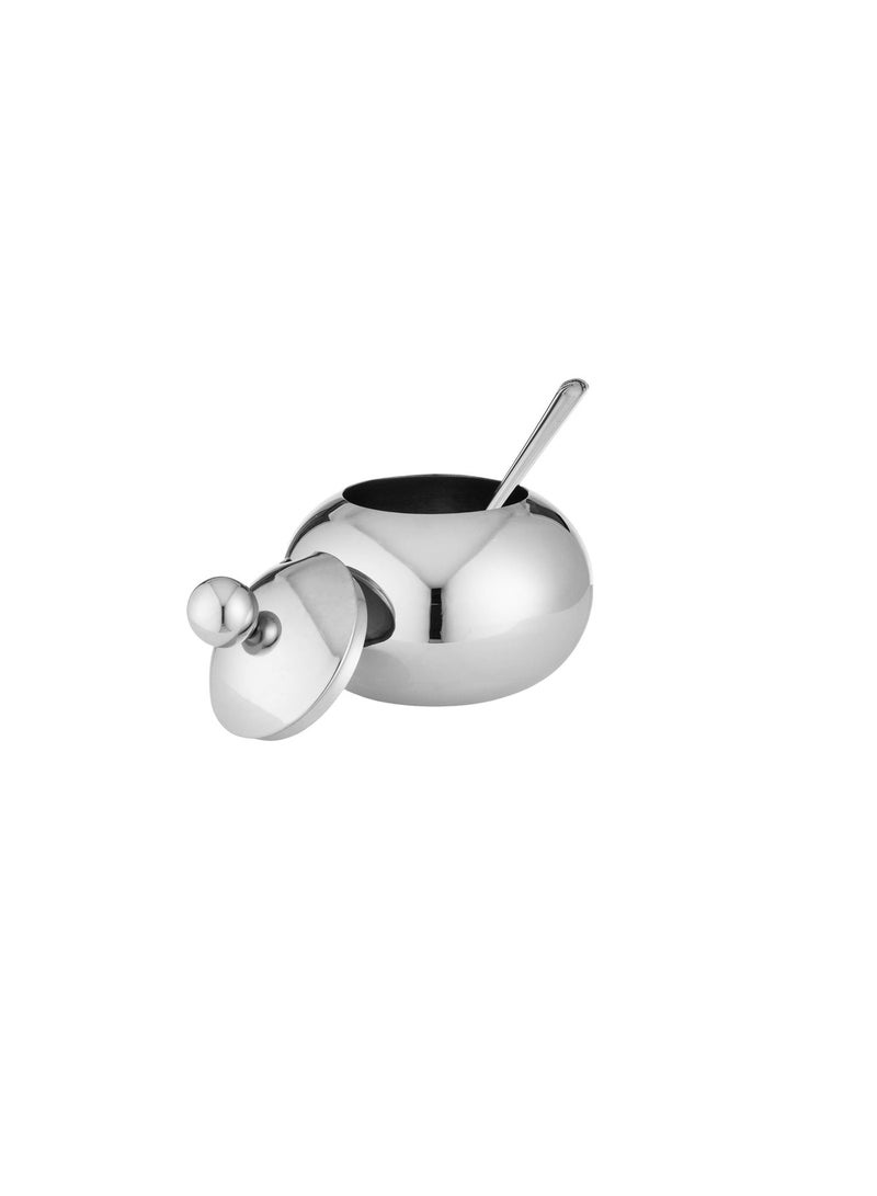 Dania Stainless steel sugar bowl with a spoon made of high-quality, rust-resistant steel - Image 3