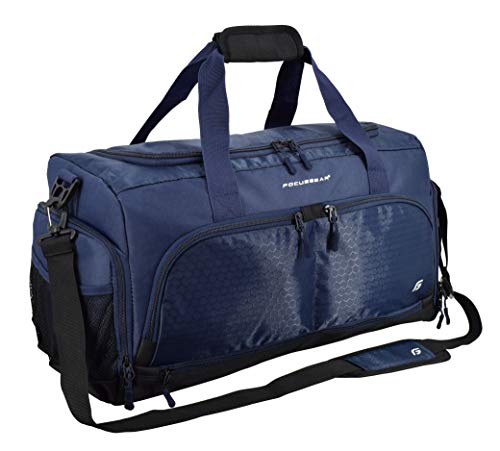 Ultimate Gym Bag 20 The Durable Crowdsource Designed Duffel Bag with 10 Optimal Compartments Including Water Resistant Pouch Blue Medium 20