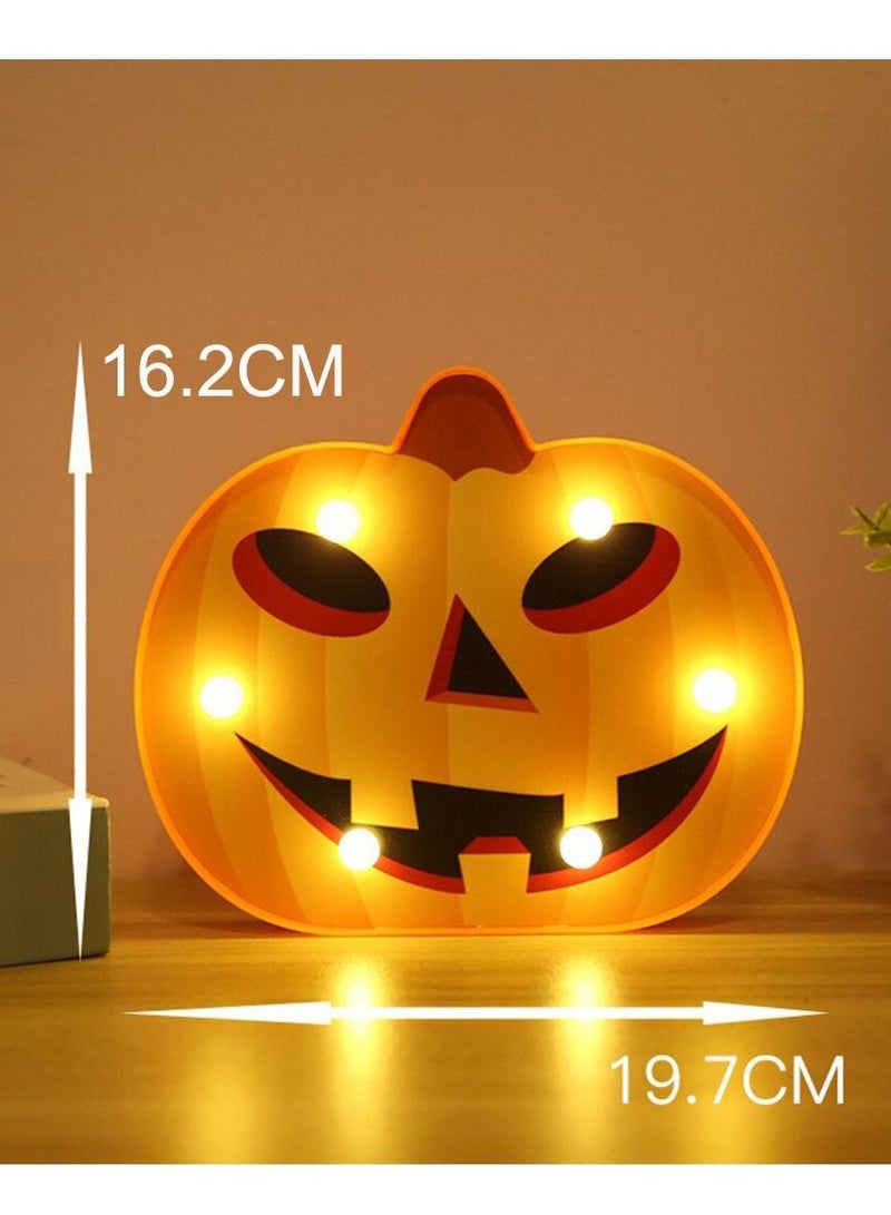 Salla Pumpkin Orange with LED Lights 19.7x16.2cm - Image 2