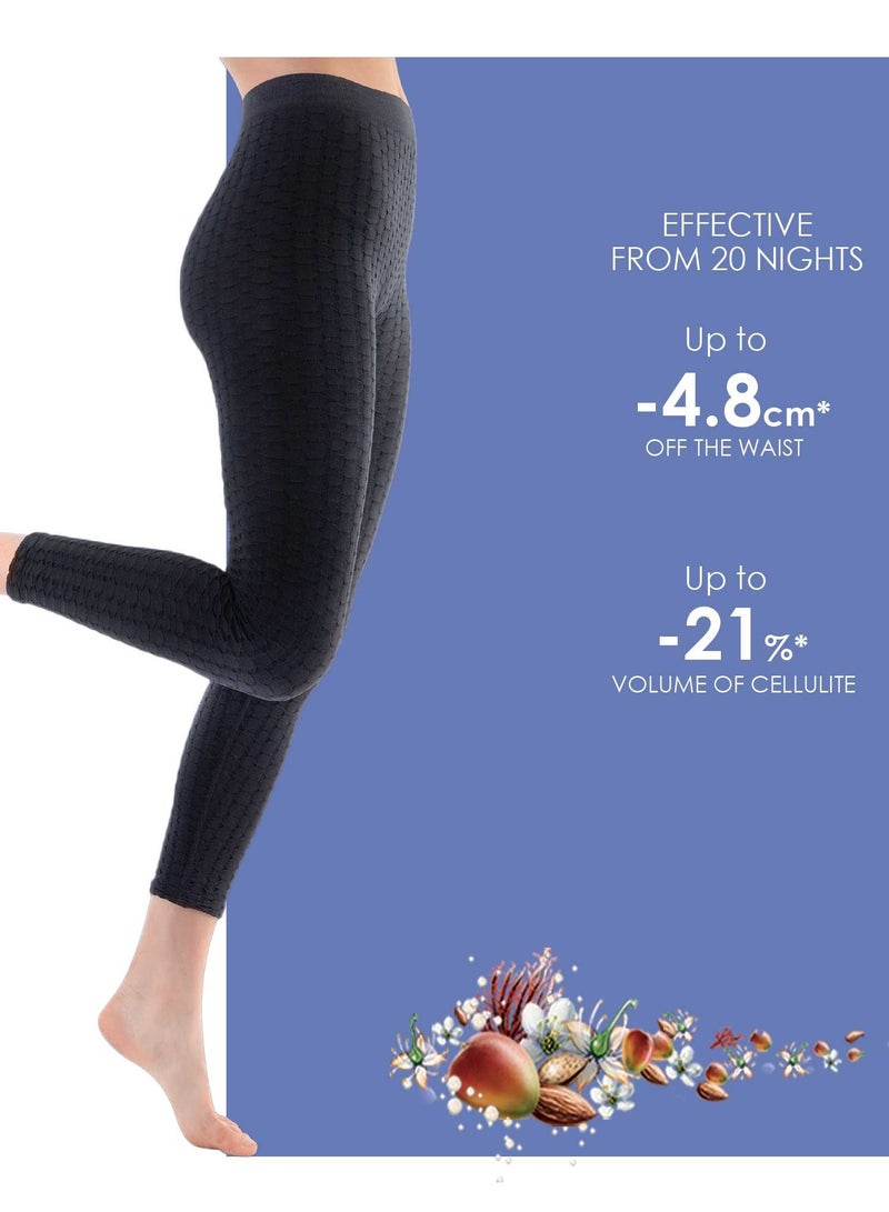 Lytess Night Anticellulite Honeycomb Leggings, Black L/XL  - Image 2