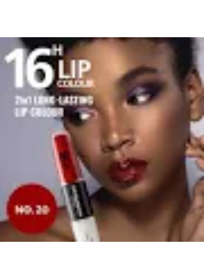 Dermacol 16h Lip Color 2-In-1 Extreme Long-Lasting Lipstick 20 7.1ml - Image 2