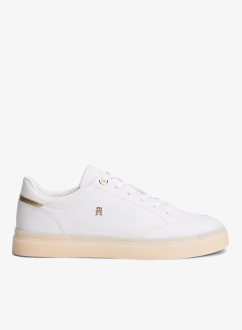 Tommy Hilfiger Monogram Leather Trainers