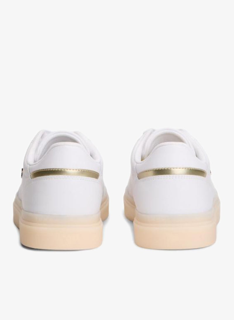 TOMMY HILFIGER Monogram Leather Trainers - Image 4