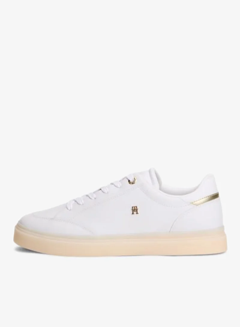 Tommy Hilfiger Monogram Leather Trainers