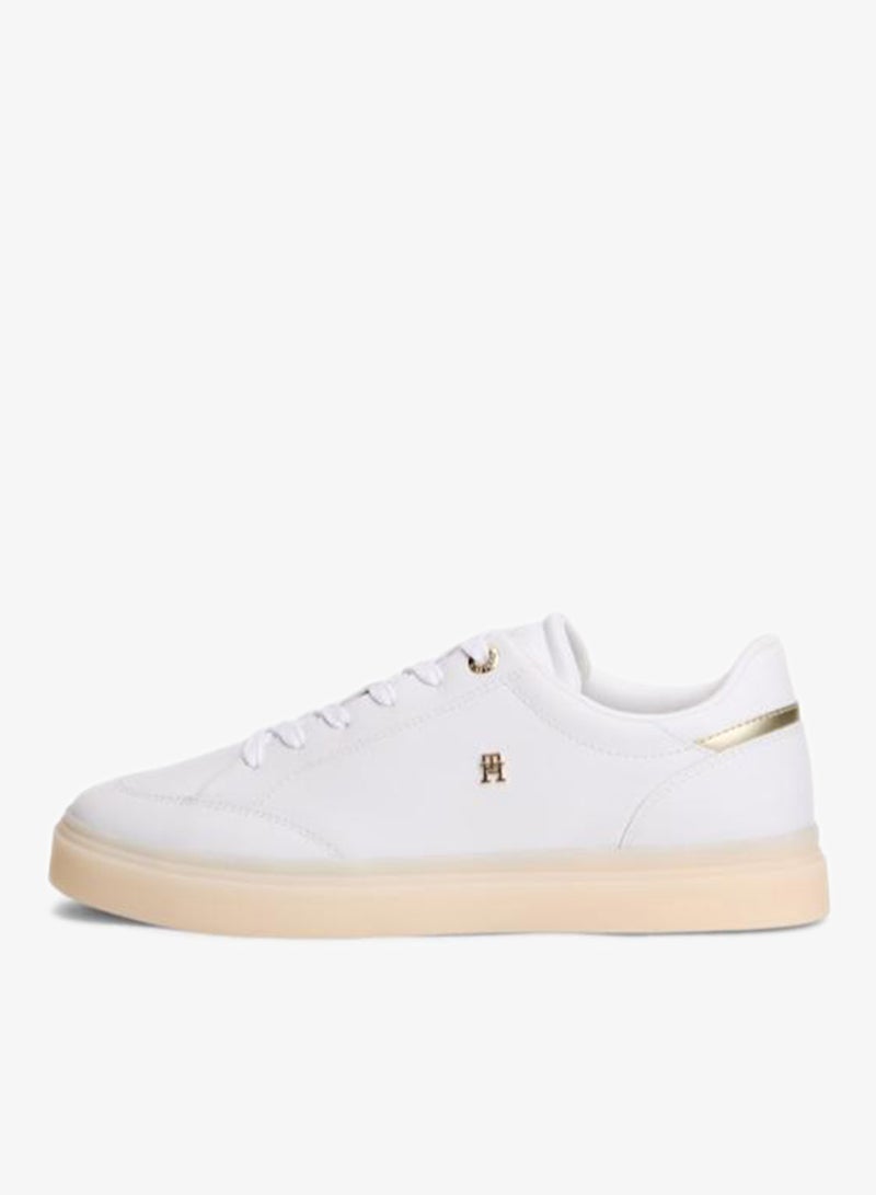 TOMMY HILFIGER Monogram Leather Trainers - Image 2