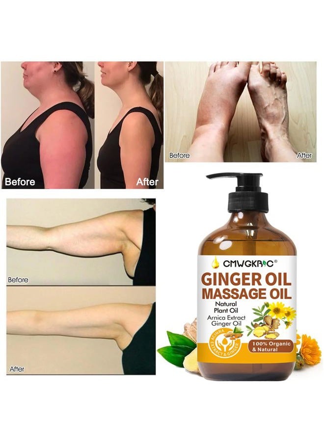 CMWGKBC Ginger Massage Oil 2 Pieces – With Arnica and Grape, 100% Natural, 250 ml each - Image 3