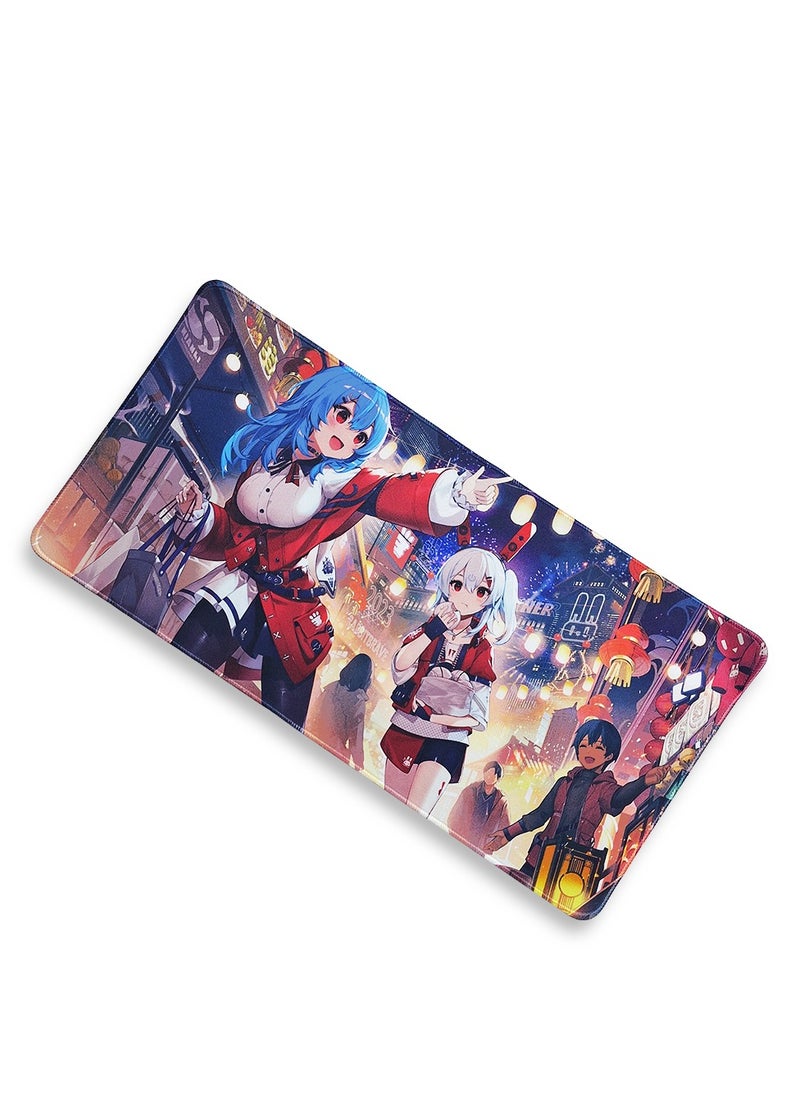 Generic Large Gaming Mouse Pad, Cartoon (60cm x 30cm x 3mm), Extended Thickened Mouse Mat Waterproof Non-Slip Spill-Proof Mouse Mat with Special Textured Surface, Anti-wear Stitched Edges for Keyboard and PC  - Image 4
