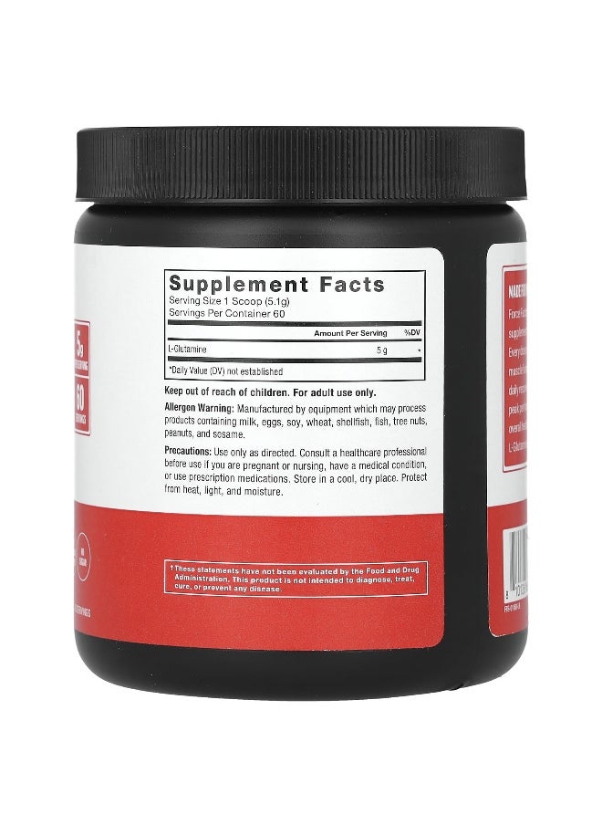 Force Factor Force Factor, L-Glutamine Powder, Unflavored, 10.8 oz (306 g)  - Image 2