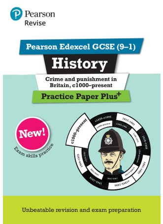 Pearson REVISE Edexcel GCSE History Crime and Punishment in Britain, c1000-Present: Practice Paper Plus incl. online revision and quizzes - for 2025 and 2026 exams - pzsku/Z367E013DCB6BF57F95C3Z/45/_/1734598650/c998c501-6866-4cb5-98b6-83a6b0287d7f