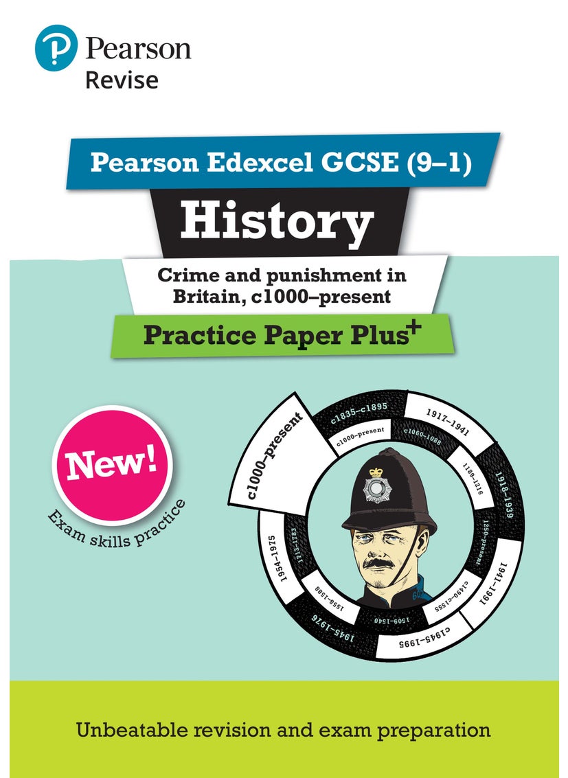 null - Pearson REVISE Edexcel GCSE History Crime and Punishment in Britain, c1000-Present: Practice Paper Plus incl. online revision and quizzes - for 2025 and 2026 exams - Image 1