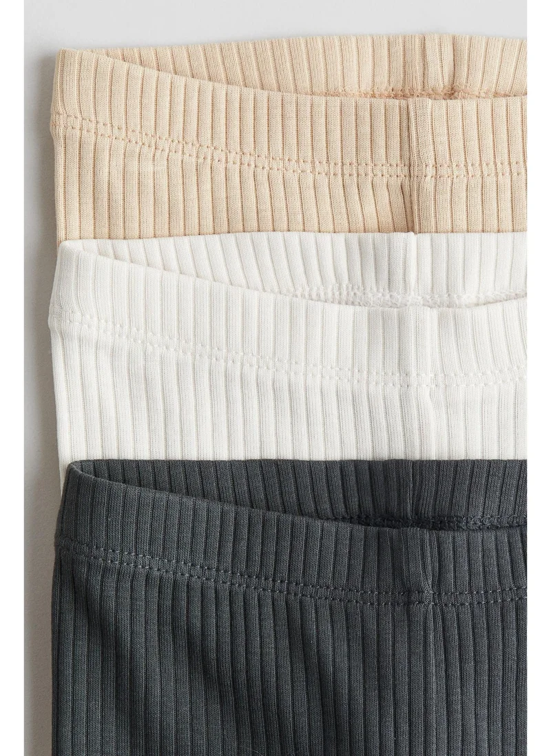 اتش اند ام 3-pack ribbed cycling shorts