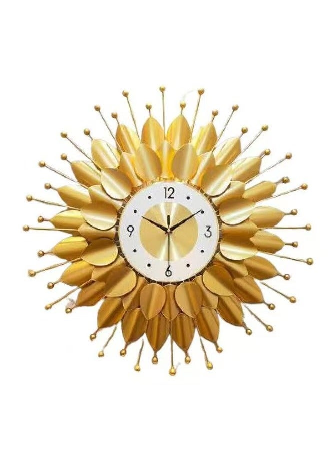 Golden modern art wall clocks - Image 5