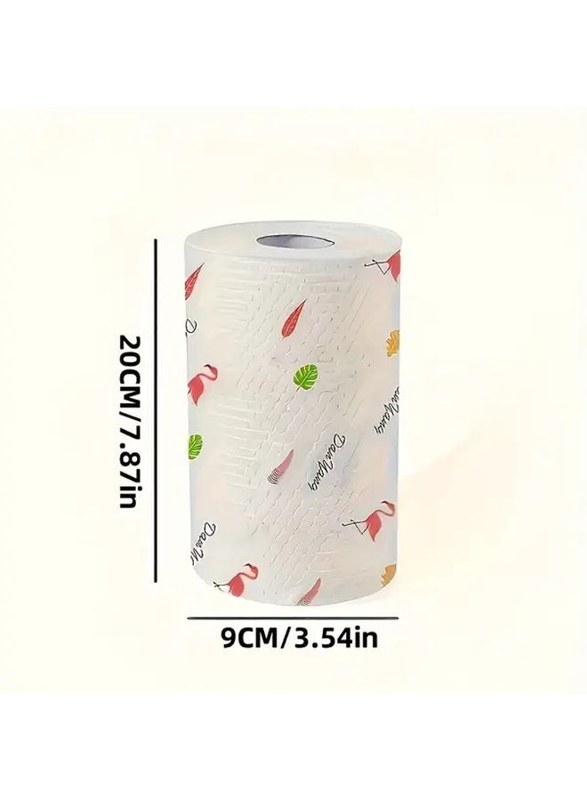 100 قطعة من مناشف المطبخ القابلة للغسل والقابلة لإعادة الاستخدام، قماش تنظيف ماص متعدد الأغراض - Image 4