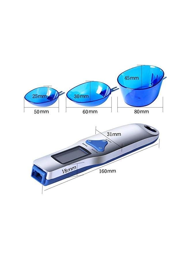 S-TOP 300g/0.1g Portable LCD Digital Kitchen Scale Measuring Spoon Gram Electronic Spoon Weight Volumn Food Scale 3pcs/set - Image 4