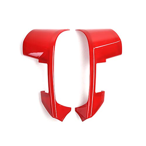 JeCar غطاء إطار عجلة القيادة للسيارة - ملحقات داخلية لفورد F150 SVT رابتور 2009-2014 (أحمر) - Image 3