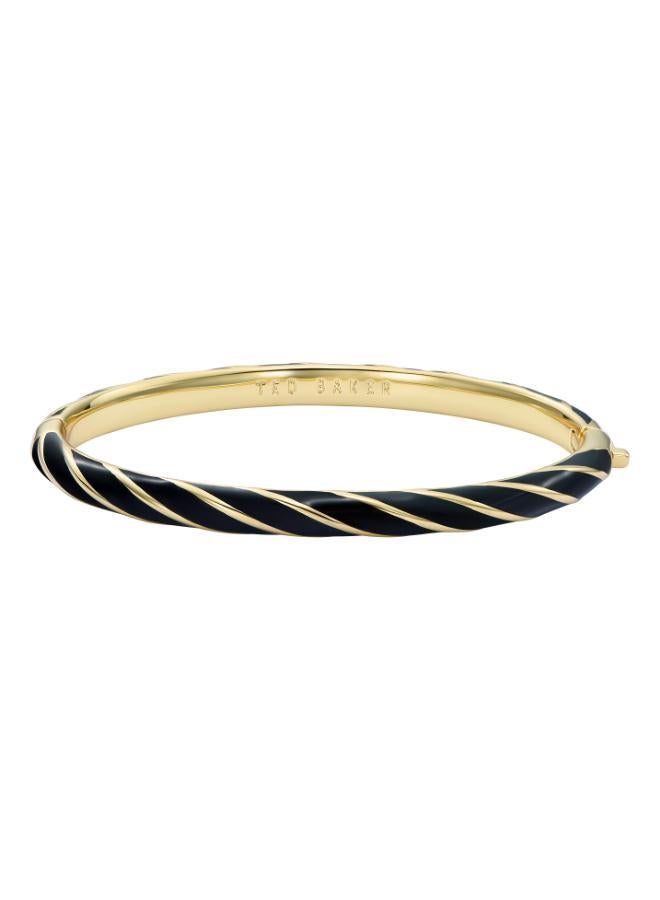 Ted Baker Trinity Twist Enamel Hinged Bangle Bracelet - Image 1