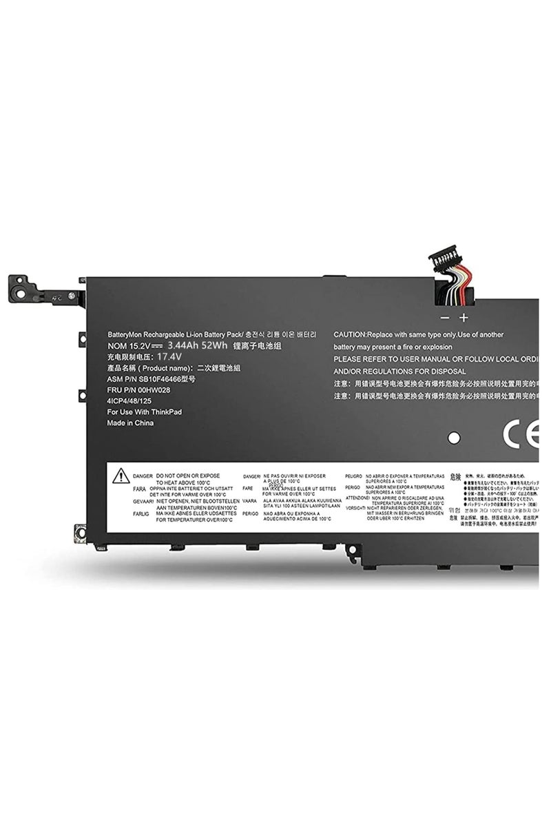 Lynacz Original Replacement Battery 00HW029 01AV441 Fits Lenovo ThinkPad X1 Carbon 4th Gen (2016) & X1 Yoga Gen 1/Gen 2 15.2V 52Wh Li-Polymer - Image 2