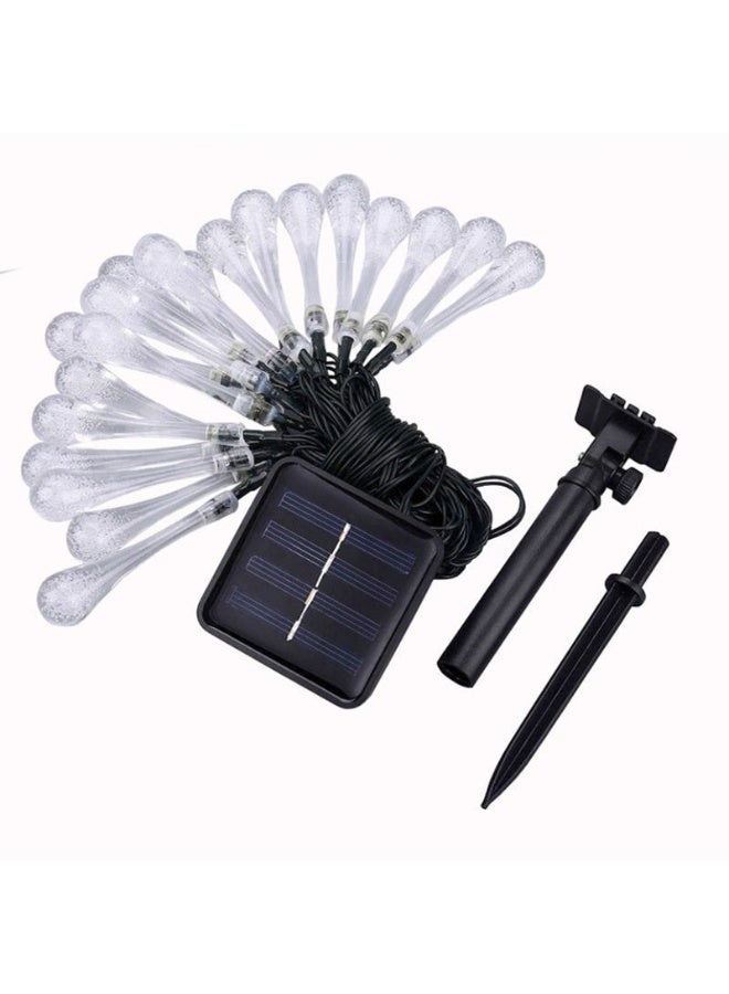 Outdoor Solar Garden Water Drop String Lights – Multi-Color Waterproof LED Decorative Lights for Patio, Yard, Garden & Balcony | Solar Powered Fairy Lights for Outdoor Decoration - Image 5