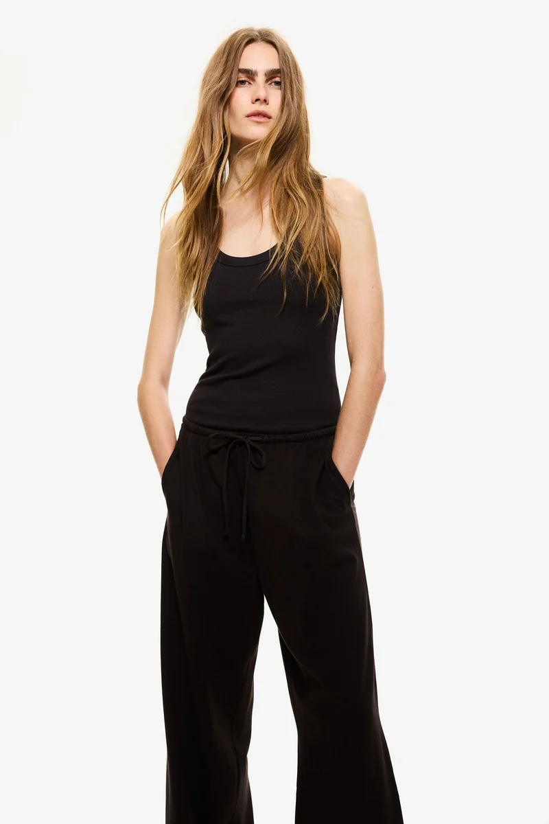 H&M Cotton drawstring trousers