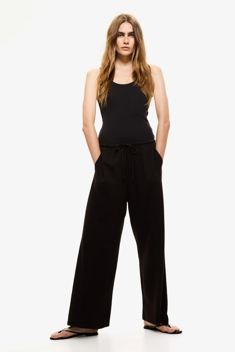 H&M Cotton drawstring trousers