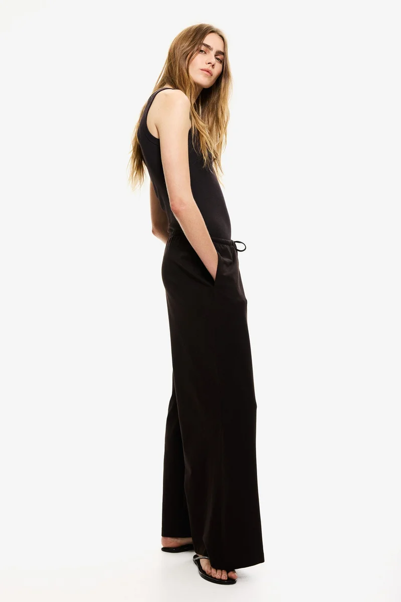 اتش اند ام بنطلون قطني بحبل