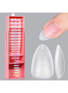 Short Almond Nail Tips 450Pcs Upgraded Matte Soft Gel Nail Tips No Filed Preshaped Full Cover Short Almond Nails Clear False Gelly Nail Tips For Soak Off Nail Extensions 15 Sizes - pzsku/Z367E88D16B8763D9B46EZ/45/_/1719250710/2a1e744c-a045-42a4-804b-79aa071f1e46