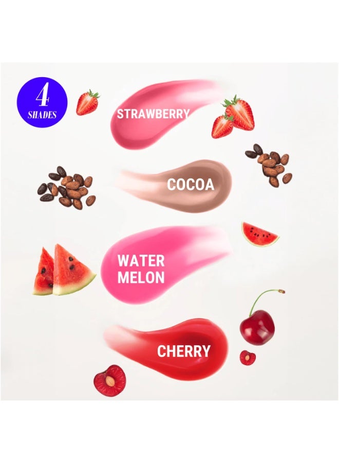 بلو هيفن مرطب شفاه ملون بزبدة وبلسم بلو هيفن (15 جم) ببتيدات، بعامل حماية من الشمس 20 PA++ | غني بزبدة الكوبواسو | مُنعّم ومرطب | حماية من أشعة الشمس فوق البنفسجية الطويلة والمتوسطة | بنكهة البطيخ - Image 5