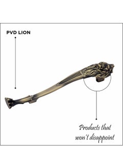GLOXY ENTERPRISE GLOXY ENTERPRISE 15 Inch Lion Shape Door Handles for Main Door Handle Decorative Push Pull Door Handle for All Types of Doors Handle for Home Offices Copper Black Finish Pack of 1  - Image 3