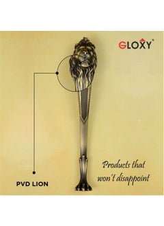 GLOXY ENTERPRISE GLOXY ENTERPRISE 15 Inch Lion Shape Door Handles for Main Door Handle Decorative Push Pull Door Handle for All Types of Doors Handle for Home Offices Copper Black Finish Pack of 1  - Image 2
