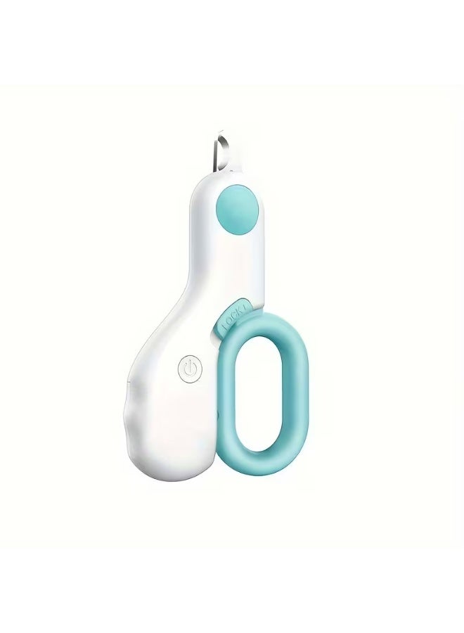 Pet Nail Clipper with LED UV Light – Cat & Small Animal Nail Trimmer with Bright LED Illumination for Safe and Precise Clipping - Image 1