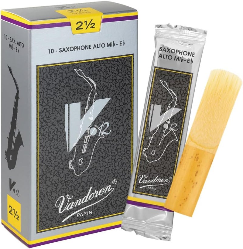 Vandoren قصب ساكسفون ألتو فاندورين V12 - علبة من 10 - قوة 2.5 - Image 1