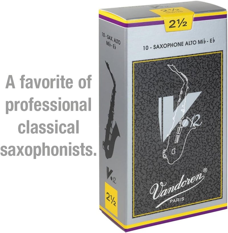 Vandoren قصب ساكسفون ألتو فاندورين V12 - علبة من 10 - قوة 2.5 - Image 2