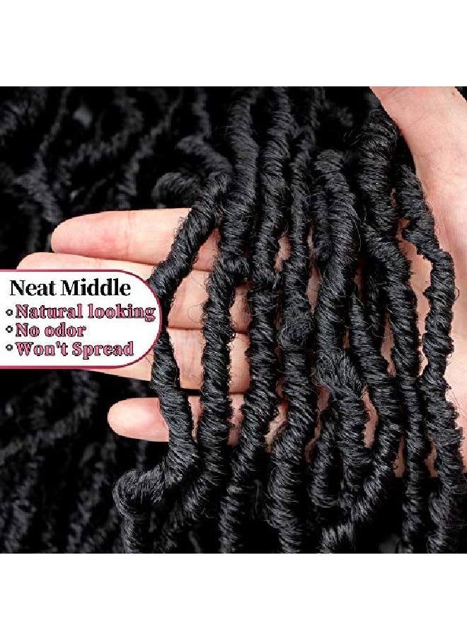 FALEMEI - New Soft Locs Crochet Hair Faux Locs Crochet Braids Hair 21 Strands 4 Packs/Lot 170G Super Long Goddess Locs Dreadlocs Synthetic Hair Extend Pre Looped Natural Soft Locs Braiding Hair For Women - Image 1