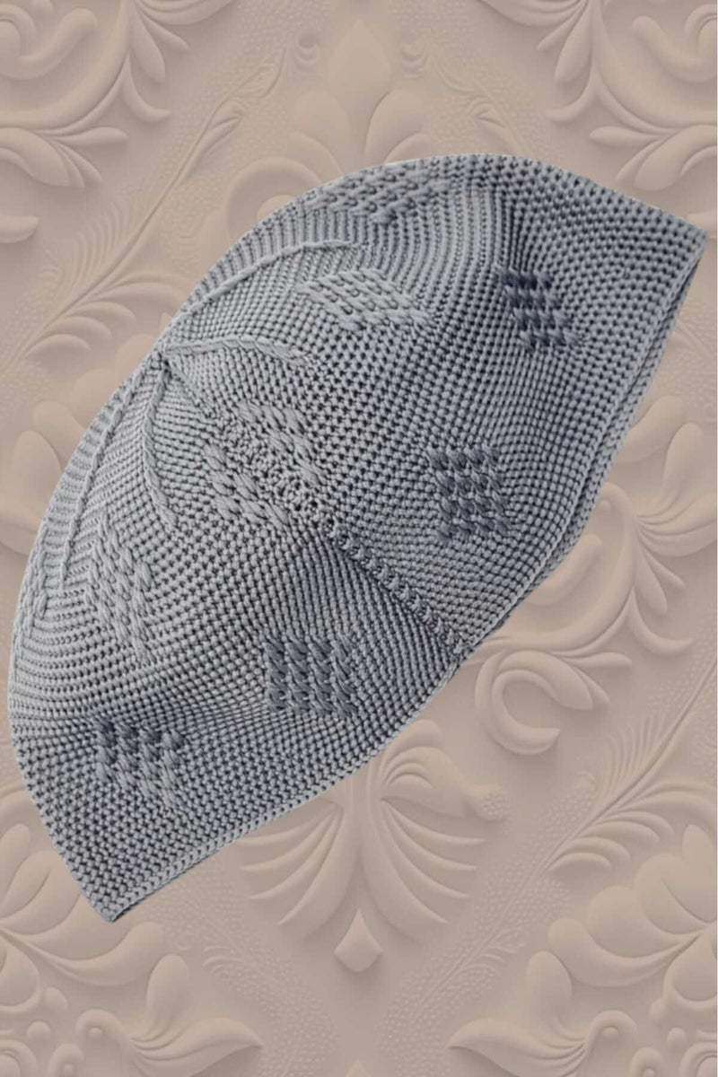 Hızırım 10-Piece Woven Knitted Patterned Skullcap Quality Prayer Cap  - Image 3