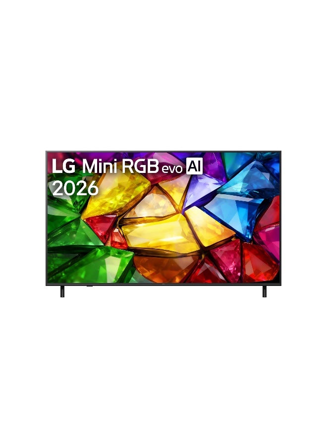 إل جي 65 بوصة LG Mini RGB evo AI MRGB85 4K Smart TV 2026 - Image 1
