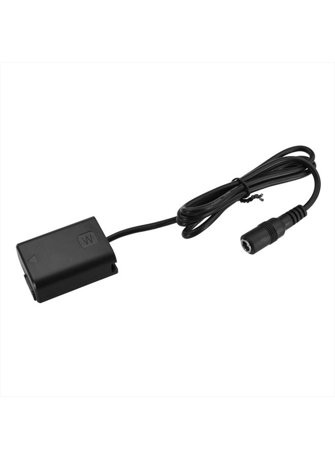 PowEver - AC-PW20 Camera AC Adapter Charger Kit (NP-FW50 Battery Replacement) fit for Sony Alpha NEX-5 NEX-3 A6000 A6300 A6400 A6500 A5100 A7 A7II A7RII A7SII A7S A7R A7R2 A7S2 RX10 Cameras - Image 1