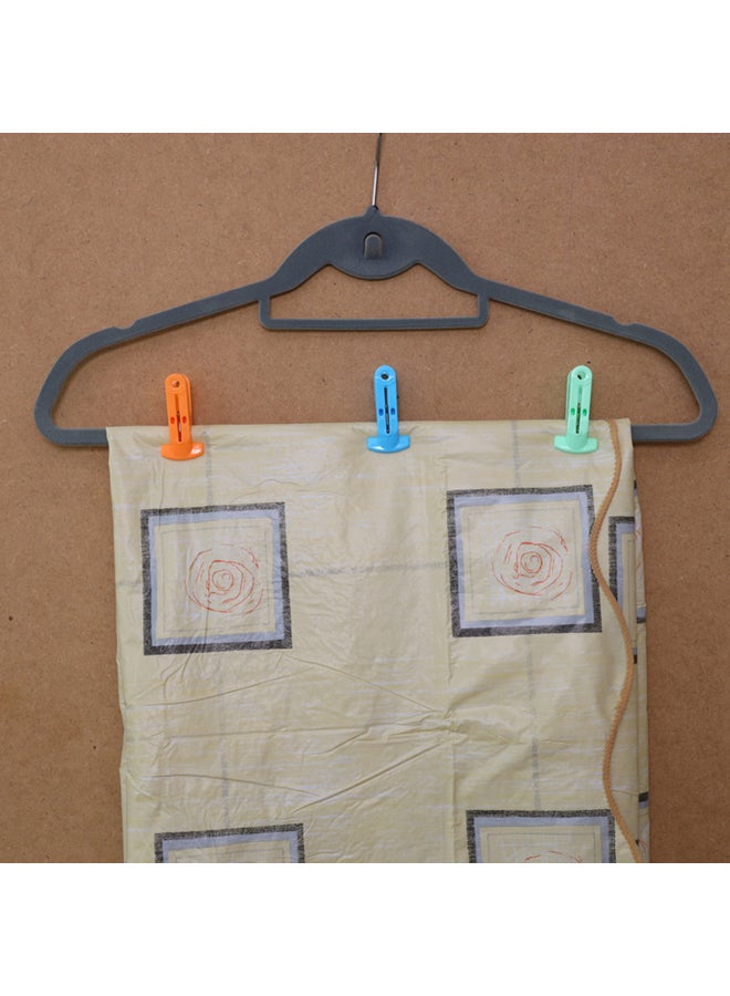 Royalford Clothes Clips Premium Quality Plastic Orange/Blue/Green - Image 4