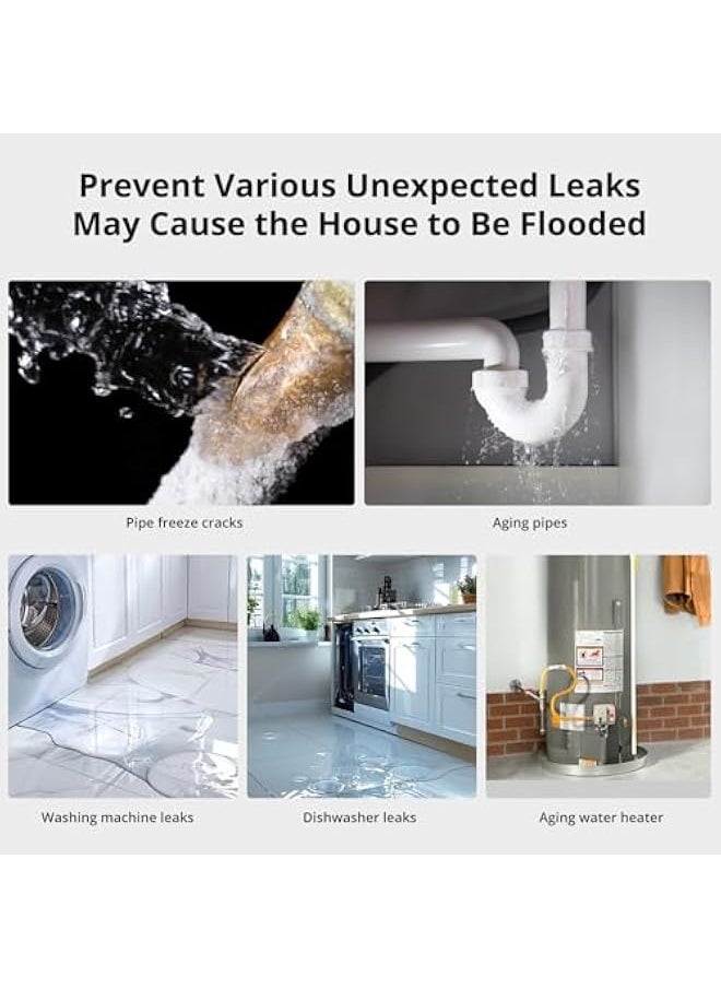 SONOFF - SNZB-05P Zigbee Water Leak Sensor Without Detection Cable, Wireless Mini Flood Detector for Alarm System and Smart Home Automation, Water Sensor Alarm for Kitchen Bathroom Basement 1Pack - Image 1