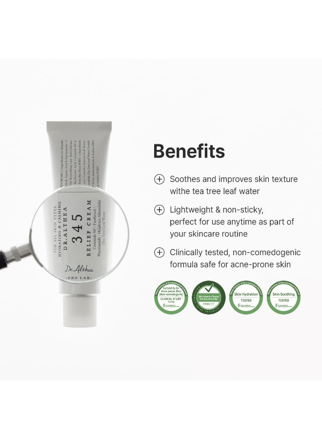 DrAlthea Dr.Althea 345 Relief Cream & Serum Duo | 345 Relief Cream & Serum | 2-Step Soothing & Blemish Care | Korean Vegan Skincare for All Skin Types - Image 3