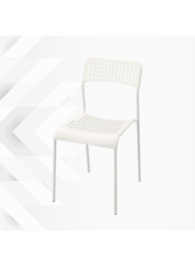 بكسل للأثاث مجموعة 4 كرسي طعام من البلاستيك لغرفة المعيشة من بكسل الأثاث، كرسي طعام مناسب للمنزل والمطبخ ولغرفة النوم وللاستخدام الداخلي والخارجي مثل الفناء والشرفة والحديقة - Image 2