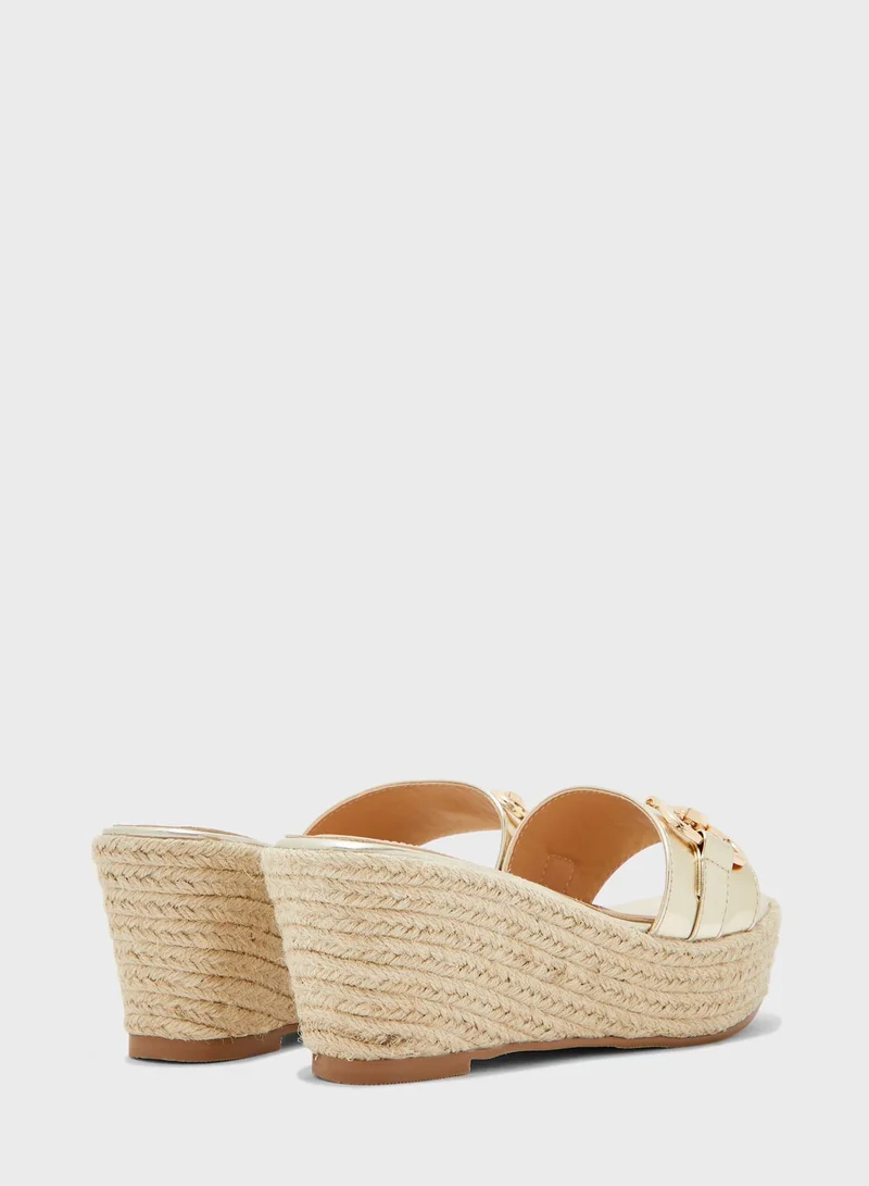Ginger Oversized Tbar Wedge