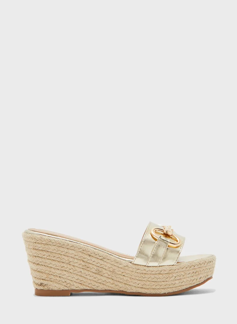 Ginger Oversized Tbar Wedge